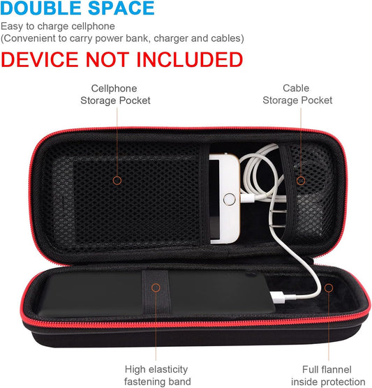 Hard Travel Case Fit for Ravpower 26800/20100/20000Mah, Anker Power Core 26800Mah/Powercore +26800Mah, Dulla M50000 Power Bank 12000Mah, ROMOSS 30000Mah, Lab599 Tx500 Radio by (Large Black)