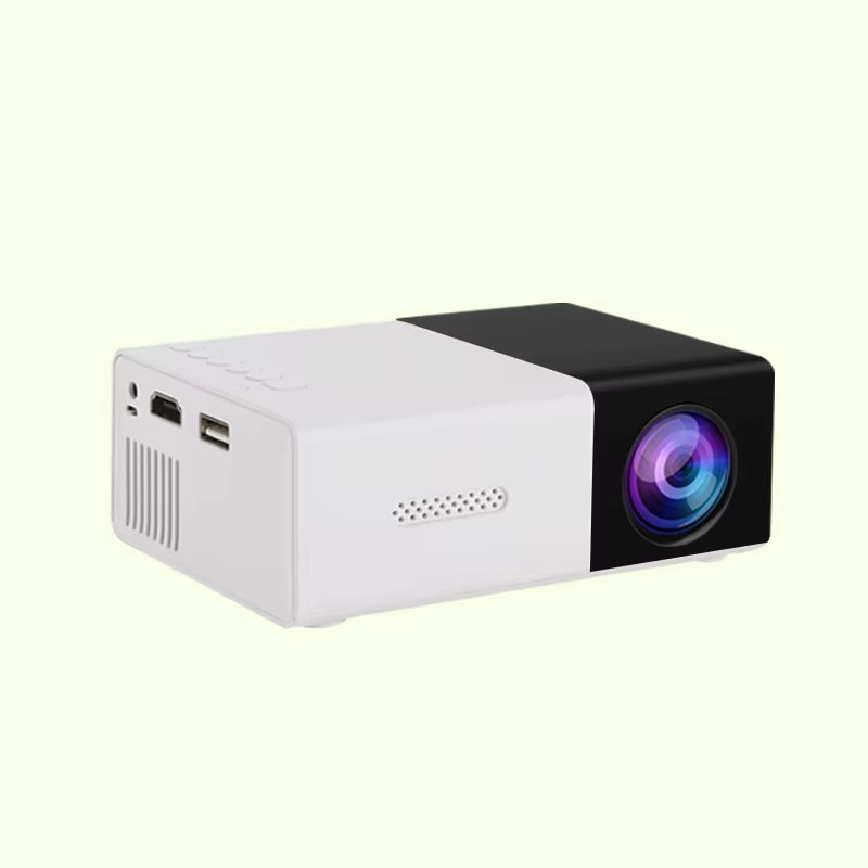 YG300 Built-In Speaker, Supports High-Definition 1080P, Handheld Mini Entertainment Portable Home LED Projector