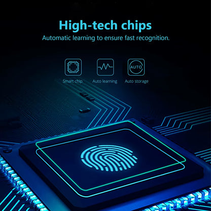 Tongwode Keyless USB Charging Fingerprint Lock Smart Padlock Waterproof 0.2S Unlock Portable Anti-Theft Electronic Door Lock